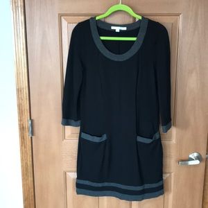 Boden black w/grey detailing, pockets dress/tunic